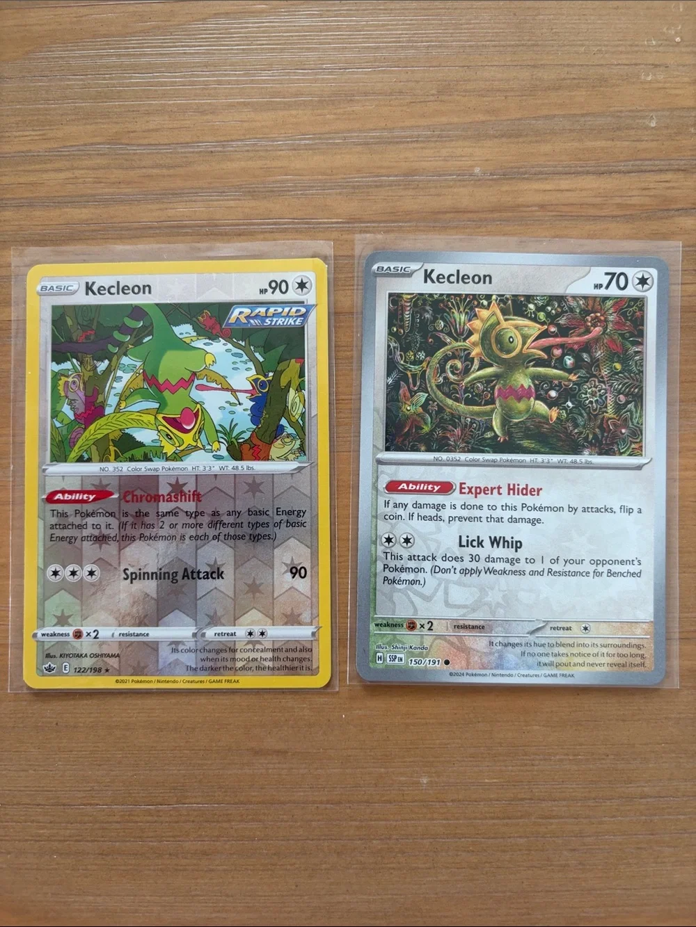 Kecleon Pokémon Card Character Lot | 2 Reverse Holo Cards ✨5/$25✨